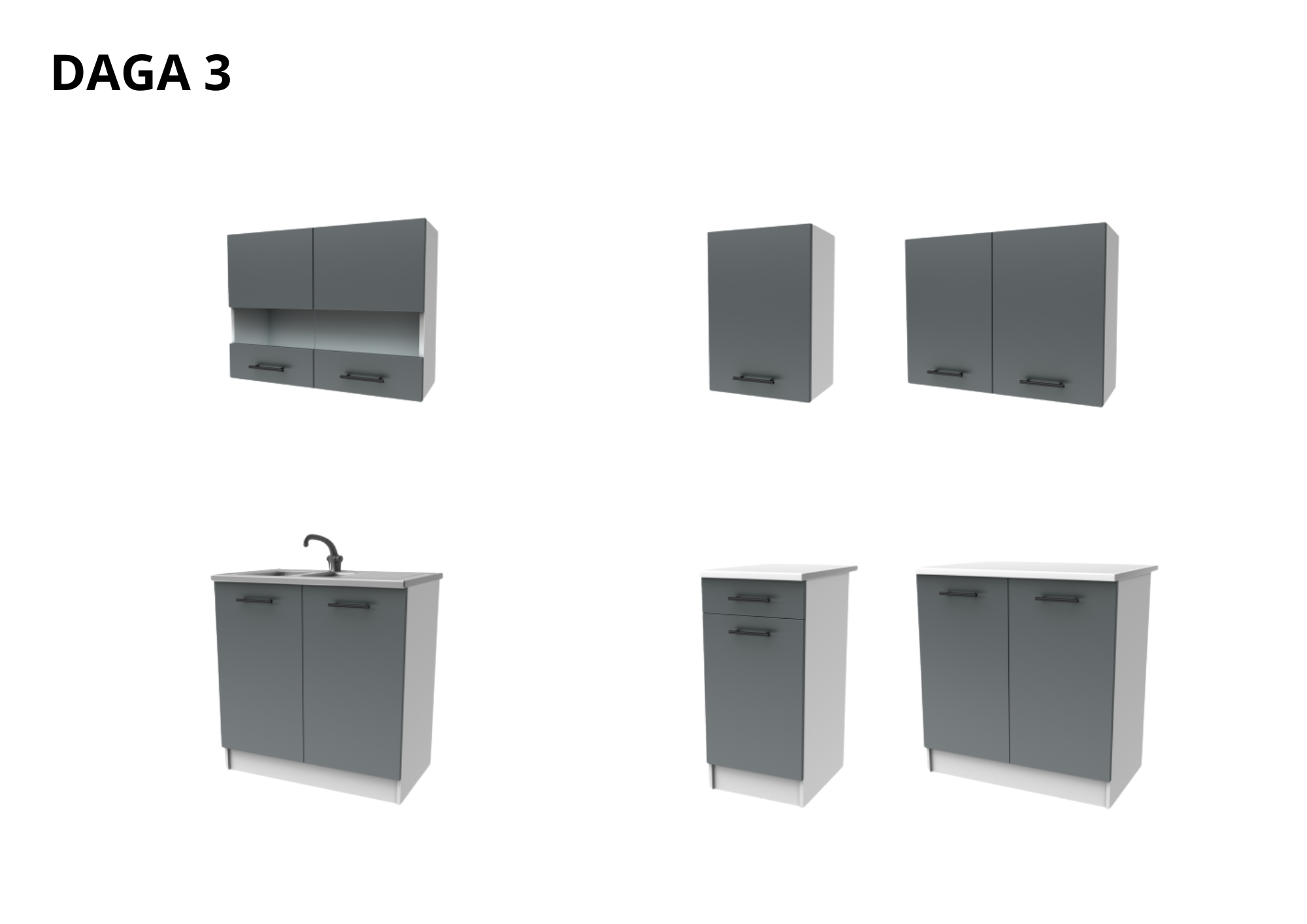 Kit 2m60 - Graphite (DAGA)