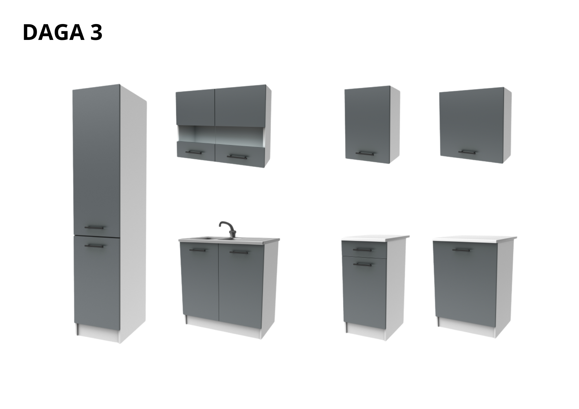 Kit 2m80 - Graphite (DAGA - SL4)