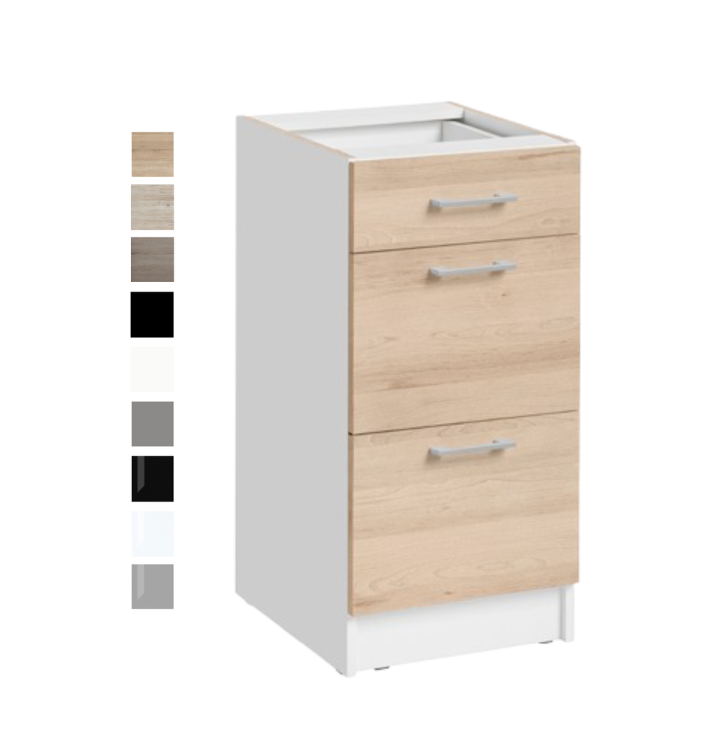 Meuble bas 40 cm / 3 tiroirs
