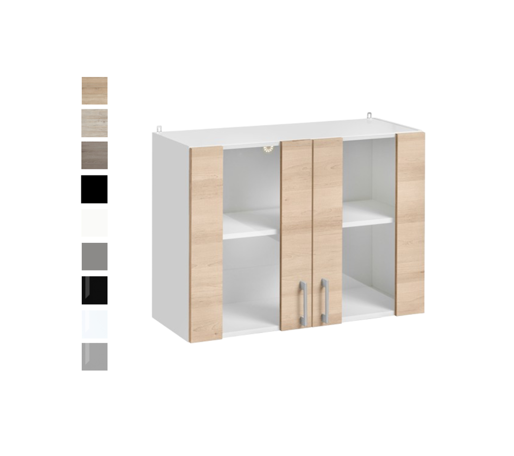 Meuble haut vitrine 80 cm