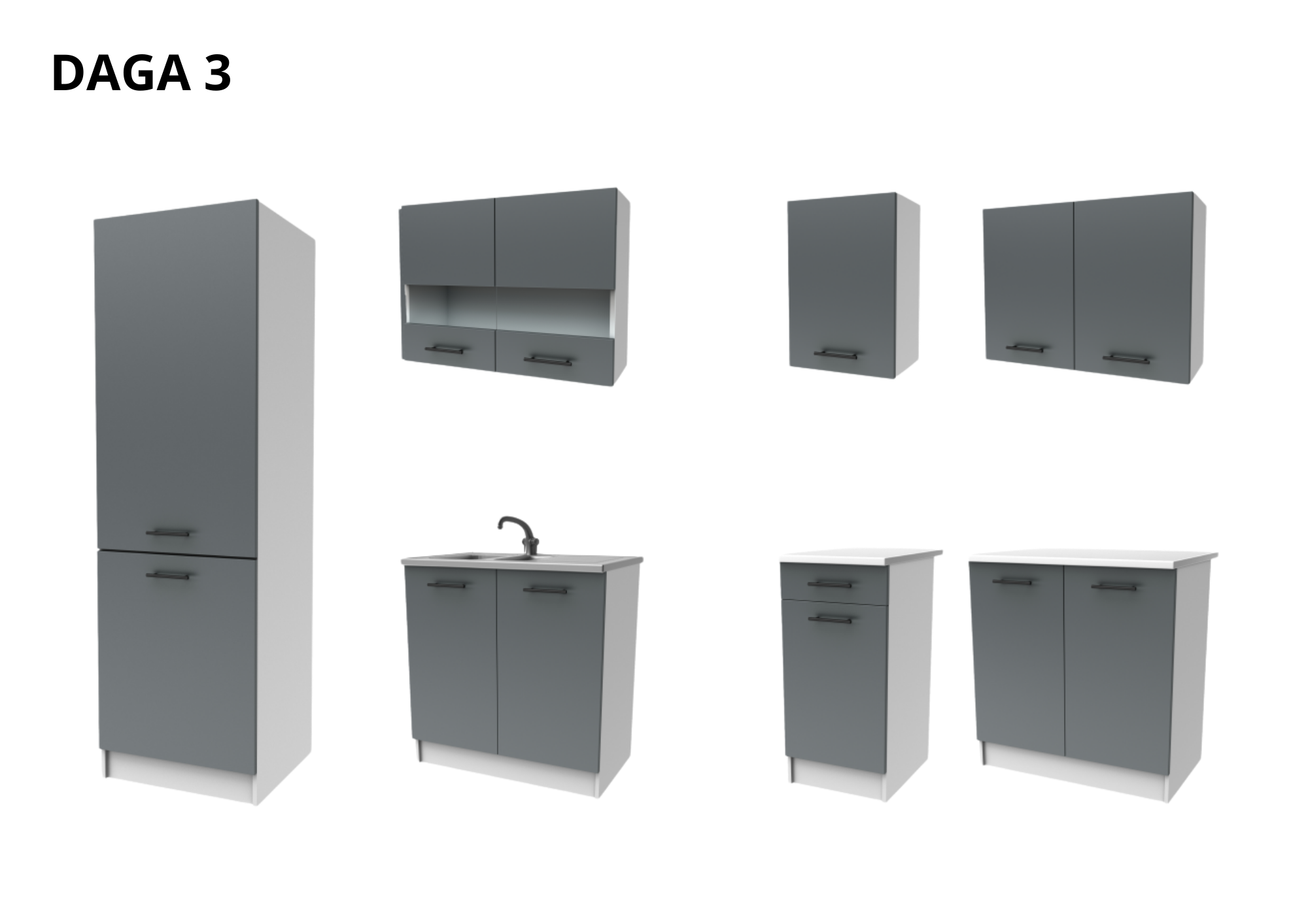 Kit 3m20 - Graphite (DAGA - SL6)