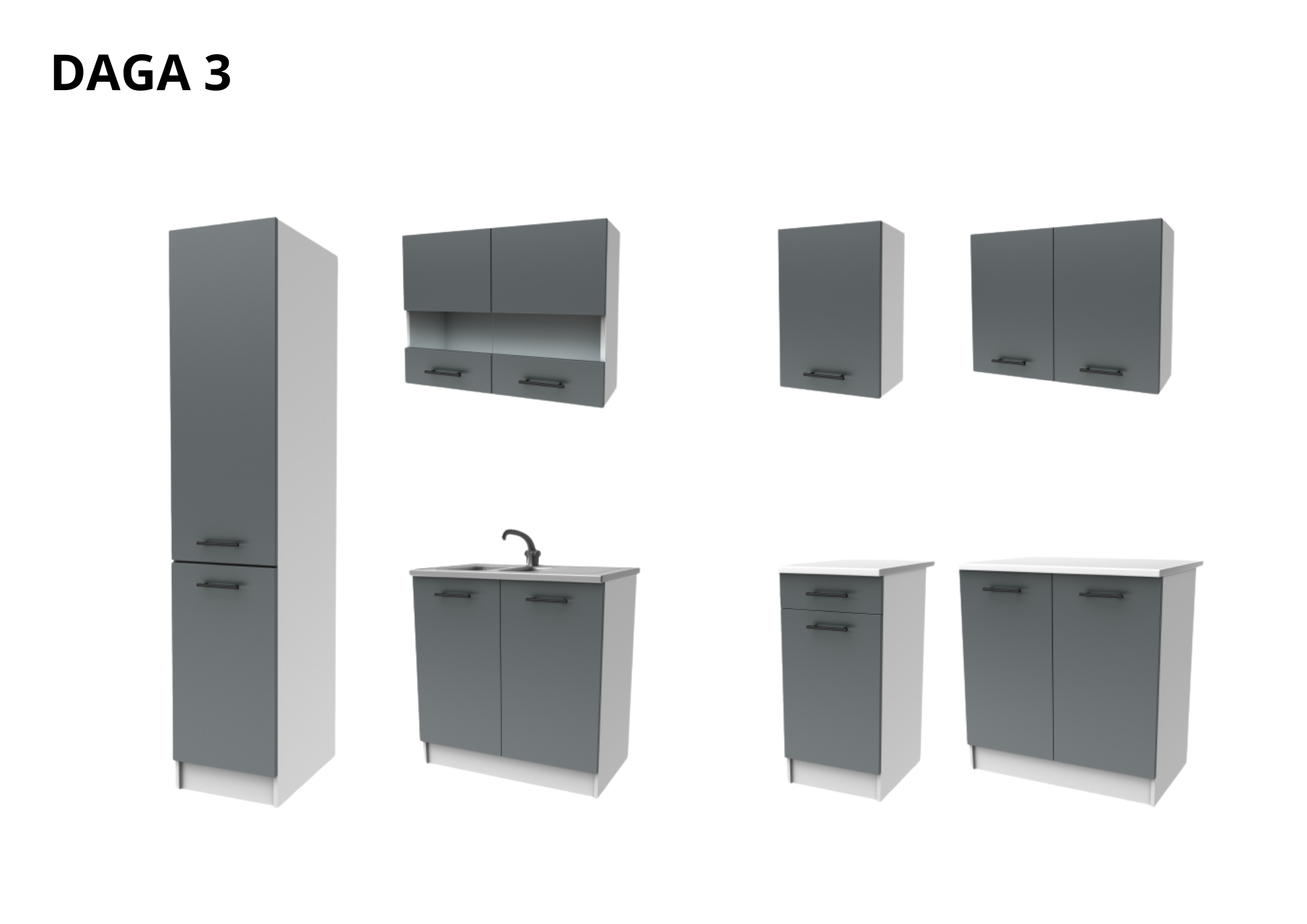 Kit 3m - Graphite (DAGA - SL4)