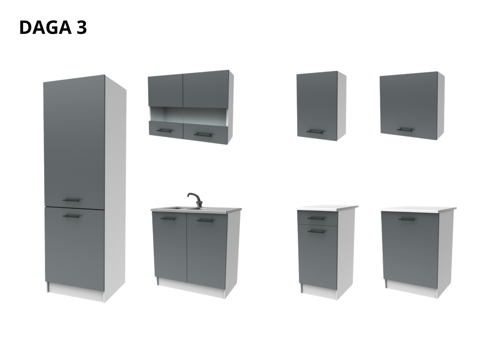 Kit 3m - Graphite (DAGA - SL6)