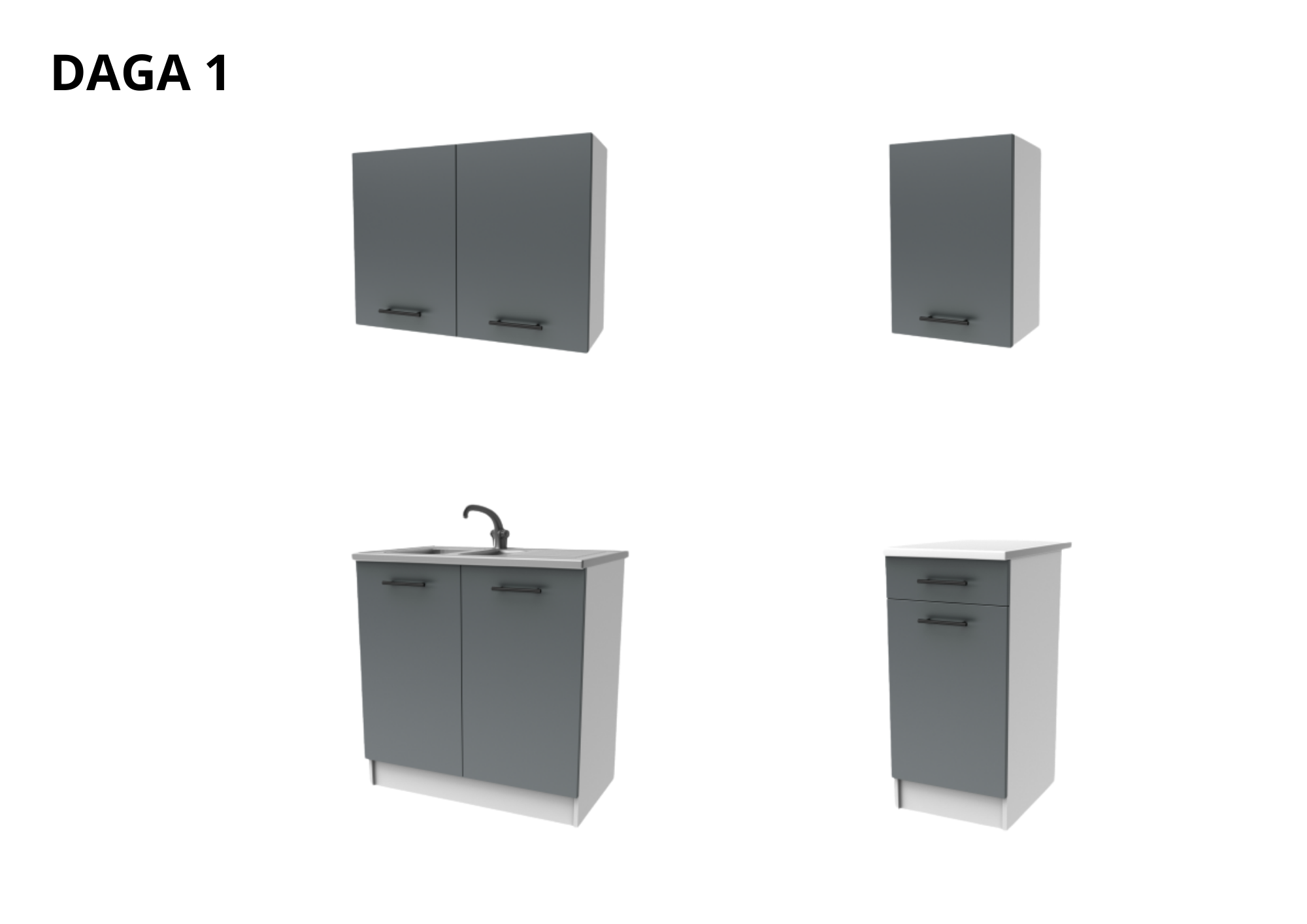 Kit 1m80 - Graphite (DAGA)