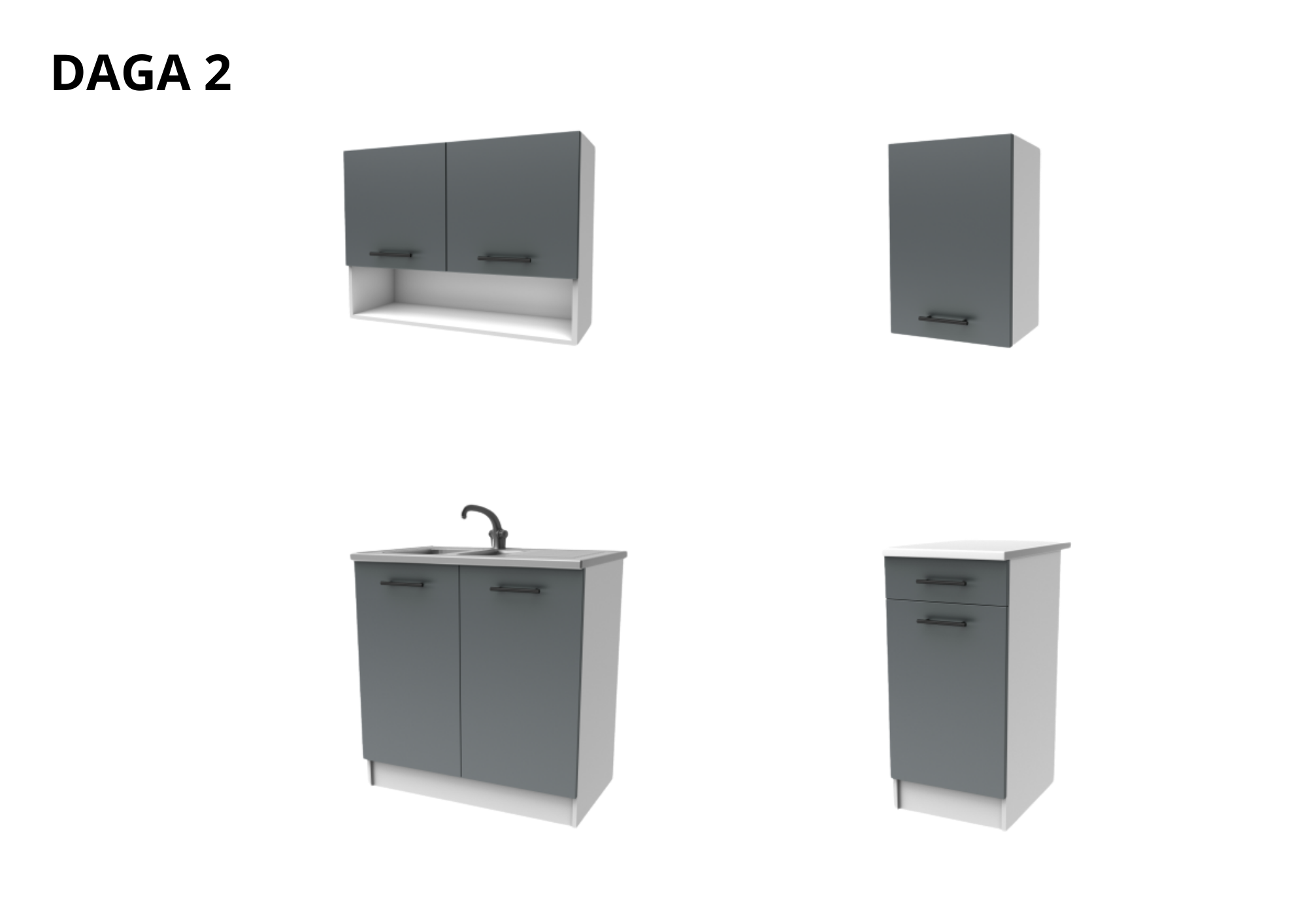 Kit 1m80 - Graphite (DAGA)