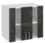 Meuble haut vitrine 80 cm