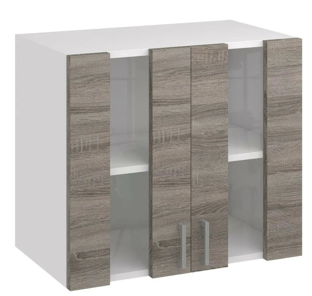 Meuble haut vitrine 80 cm