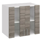 Meuble haut vitrine 80 cm