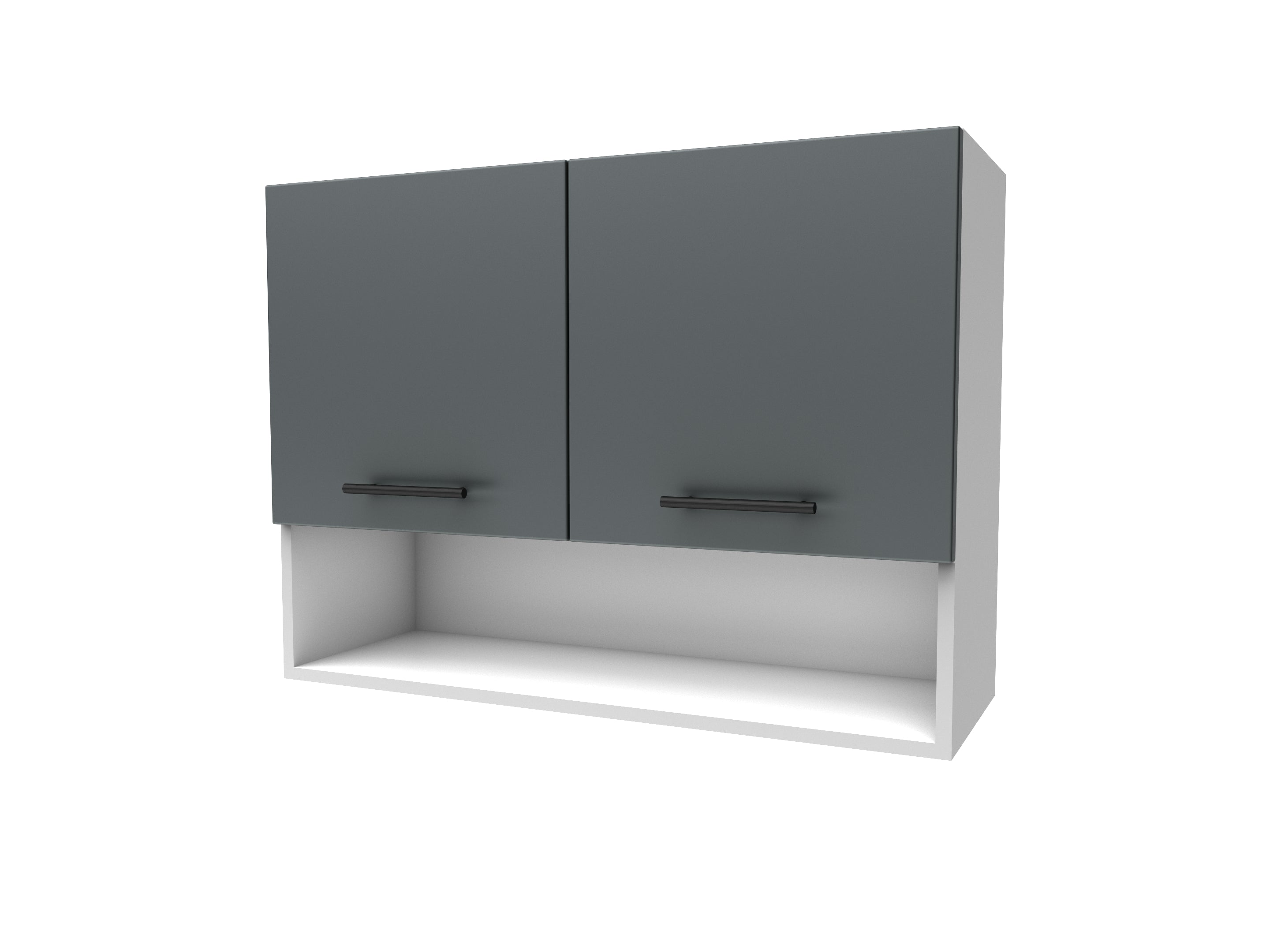 Meuble haut 80 cm – 2 portes avec étagère (DAGA)