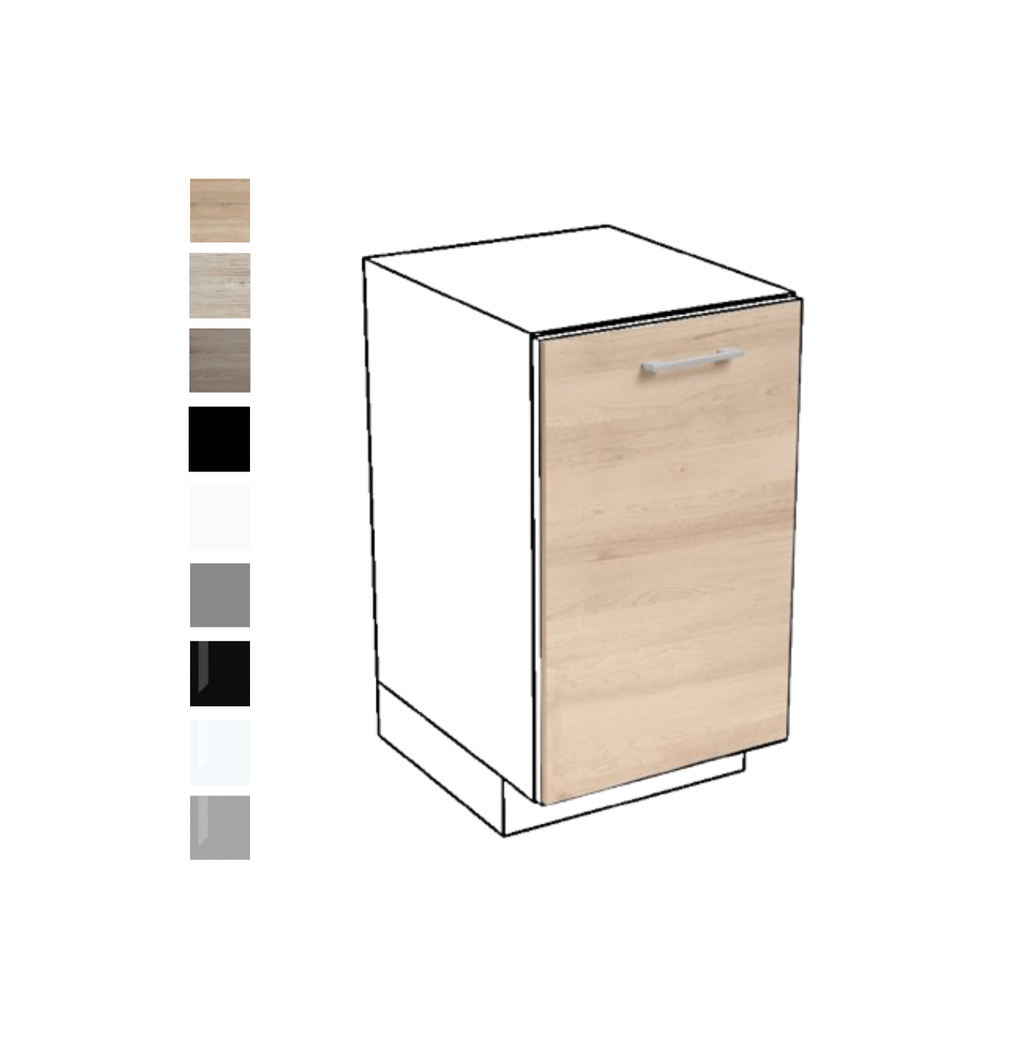 Porte lave vaisselle full-encastrable 45 cm