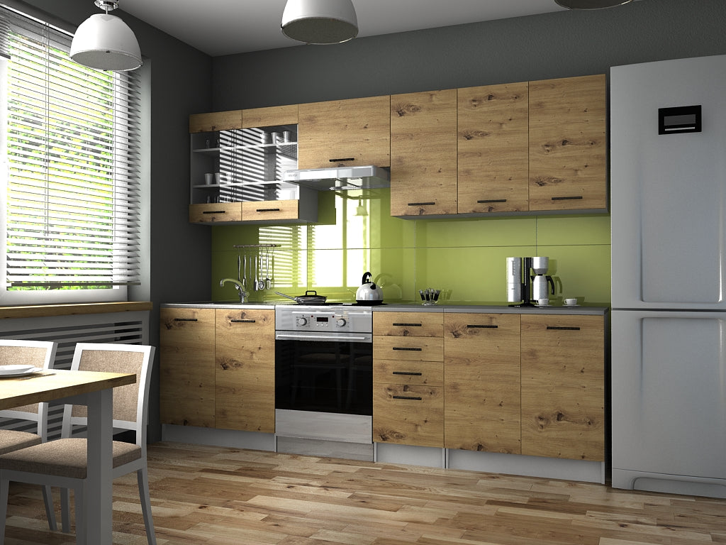 Kit 2m60 - Chêne naturel (PAMELA)