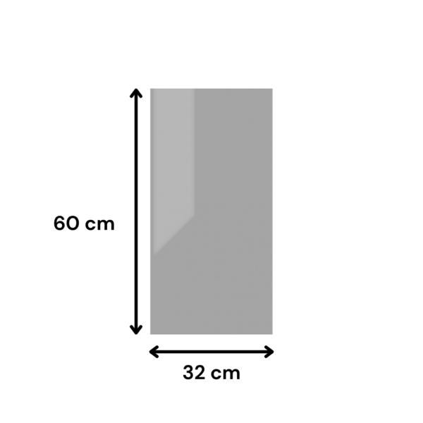 Joue haute gris laqué