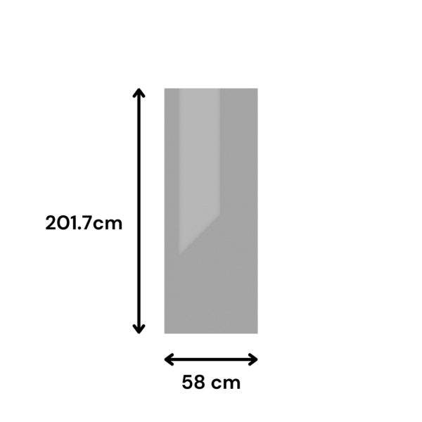 Joue de colonne gris laqué